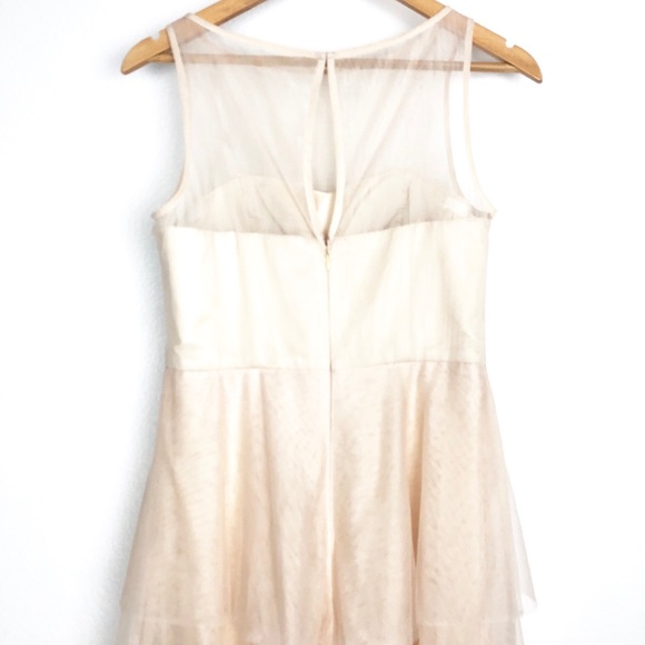 NWT Donna Morgan Prom Wedding Pageant Almond gown - Picture 6 of 8